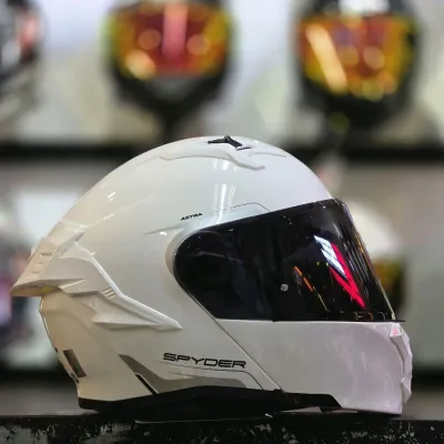 SPYDER ASTRA MODULAR DUAL VISOR HELMET WITH FREE CLEAR LENS DUST BAG