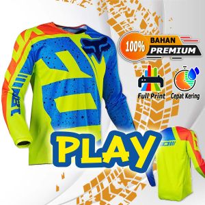 Pakaian Jersey Custom Balap Motor Cross Trail