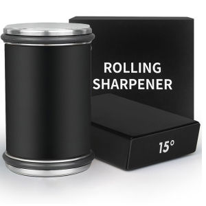 BrightCrown Rolling Knife Sharpener ลูกกลิ้งหินลับมีด มีดคม ลูกกลิ้งลับมีด หินลับมีด หินลับมีด ที่ลับมีด ชุดสําหรับ