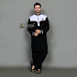 COD Terbaru Eldafa Setelan Muslin Pria Dewasa Set Pakistan 4in1 Baju Muslim + Celana + Peci + Tasbih