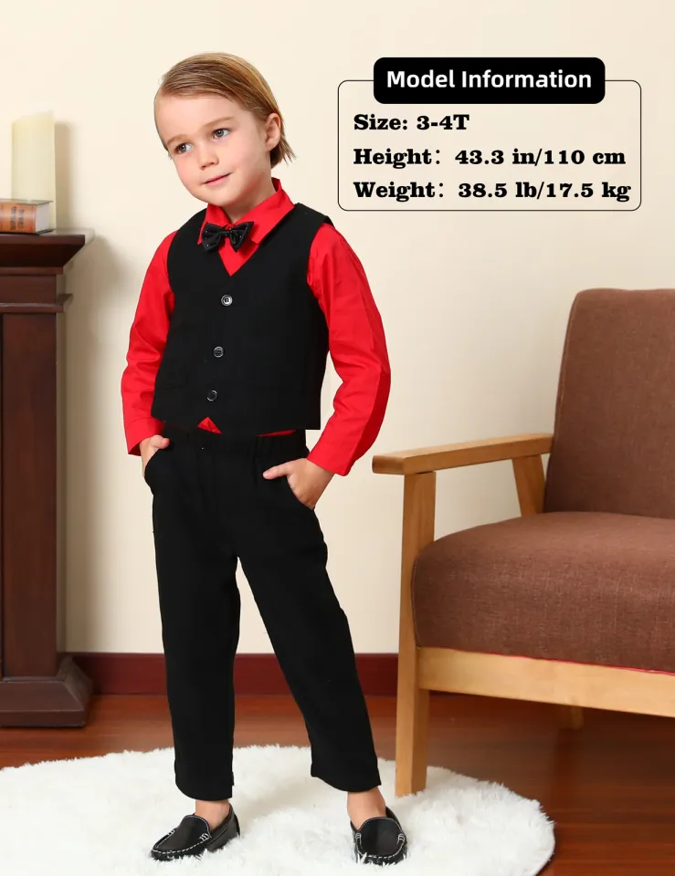 Formal Attire For Kids Boys Ring Bearer Outfit Toddler Gentleman