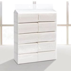 【MY Girl】Buy 1 Take 4 5 Bundle Transparent Packaging White Tissue Paper 3-Ply 360 Sheets Facial Tissue Toilet Tissue Paper