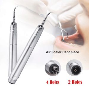 Dental Ultrasonic Air Scaler 4/2 Hole Scaler Head Set with 3 Tips