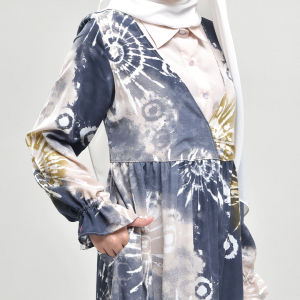 Rabbani - Dress Dara Muslim Wanita Dewasa Lengan Panjang Elegania Exclusive