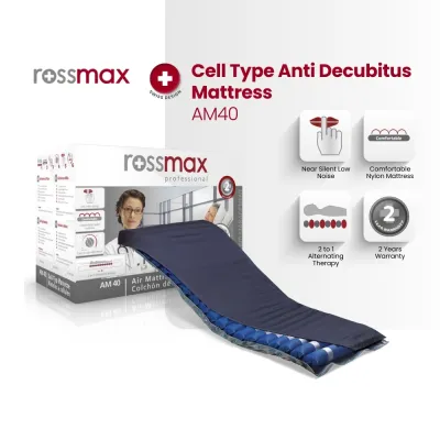 Rossmax Pressure Relief Mattress AM40 | Reduce Risk of Pressure Sore Ulcers Low Noise