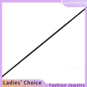 [COD] liuchuanbing Jewellery Móc chìa khóa có thể thu gọn màu đen dây thép cuộn dây móc chìa khóa Vòng Giữ huy hiệu