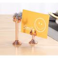 U Shaped Table Number Menu Stand/Tiang Nomor Meja Atau Card Holder/Table Number Holder Stand for Wedding Restaurant (8cm). 