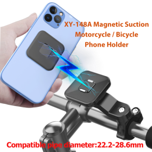 Hot Original Rotatable Magnetic Suction Type Phone Holder With 3M Double-sided Tape For Bike Motorcycles Electric Bicycles etc