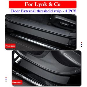 Kaly Car Door Sill Sticker Pasting For Lynk & Co 03 06 Car Trunk Threshold Strip Anti Scratch Waterproof Film 4P6B8
