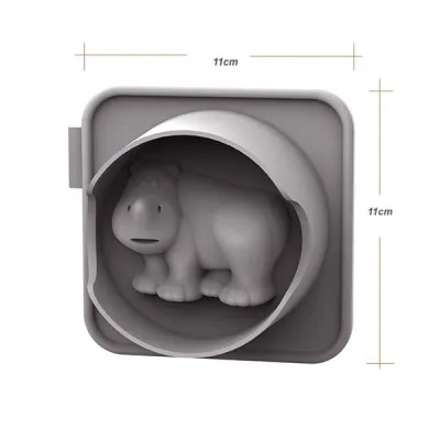Animal Design Baking Mold | Silicon Mould Animal Pattern 11cm x 11cm x 4.8cm Use for Baking Soap Making Candle Making BPA Free Non-Stick Microwave Safe 100% Silicon FDA Approved