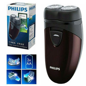 Máy Cạo Râu Du Lịch Philips PQ206 – Cạo Khô An Toàn 2 Đầu Dao Linh Hoạt Dùng Pin AA Phù Hợp Mang Theo Mọi Nơi