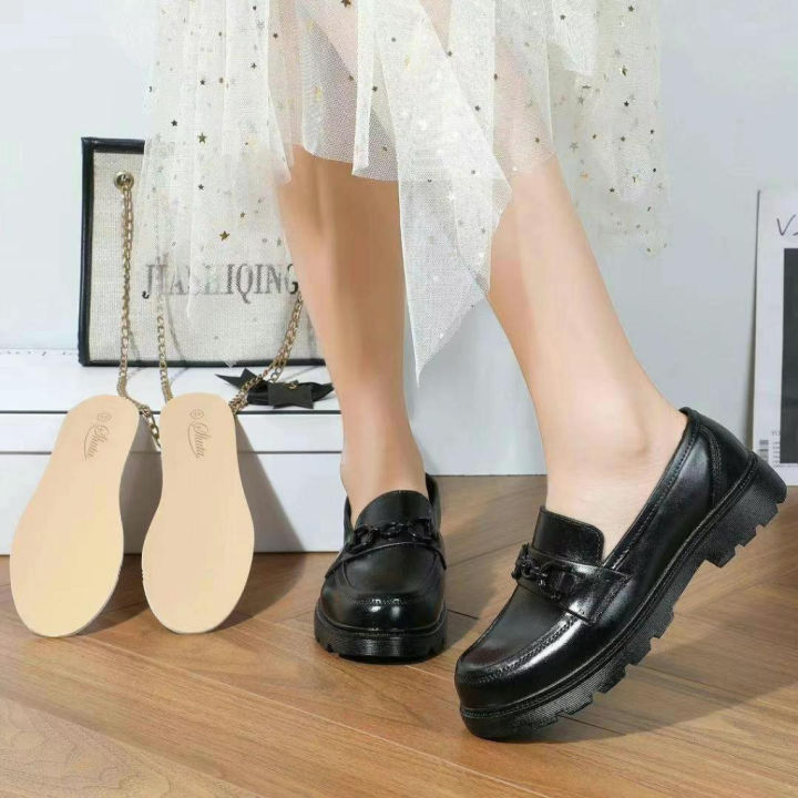【Shuta】 Ladies Black Shoes For Women School Formal Shoes Loafers Shoes  Lazada PH