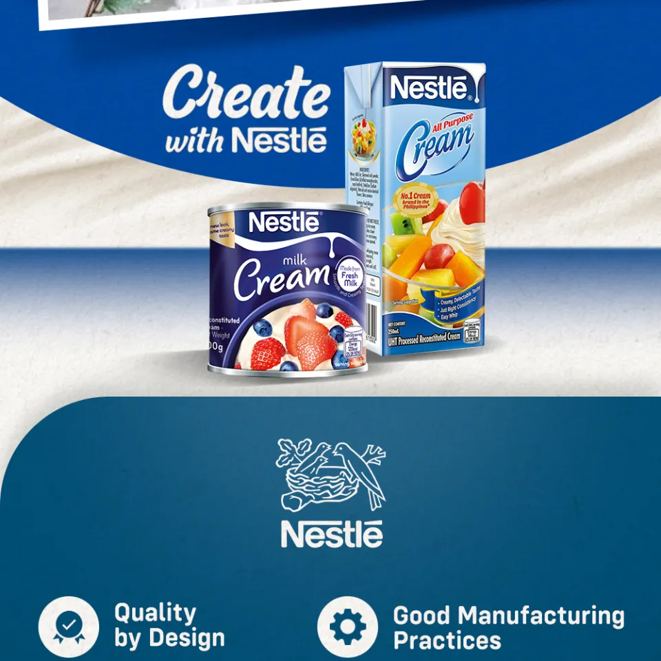 NESTLE All-Purpose Cream 250ml - Pack of 6 All Purpose Cream