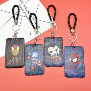 🎀Ready Stock🎀Avengers Iron Man Spiderman Cute ID Credit Card Holder Student Bus Card Case Access Card Cover🧸钢铁侠动漫卡套保护套🧸