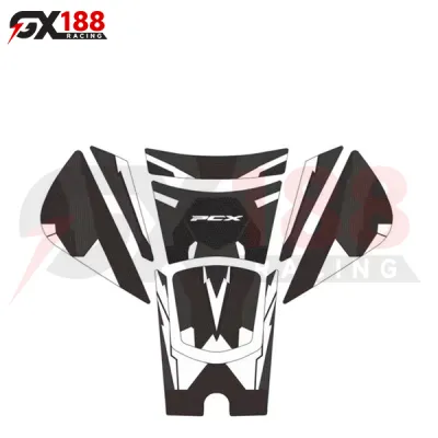 【GX188】 PCX 160 / TANKPAD PROTECTOR PCX ​​160 / IEJIMO BODY PROTECTOR - Motorcycle Patricia Stickers/Pedal Set-New Style