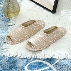 Free Shipping Home Textile Slippers Soft Fabric Sole Silent And Non-Slip Indoor Crawling Mat WomenS Slippers Suitable For Wooden Floors Cotton Slippers Machine Washable