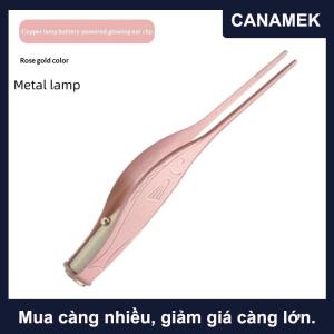 【CANAMEK】 Trẻ em phát sáng tai Scoop hình ảnh earpick Tai Scoop sáng nhíp booger Clip Tai Pick Set
