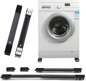 2pcs set Washing Machine Refrigerator Mobile Base Stand Movable Trolley (RANDOM COLOR) - METRODEALS