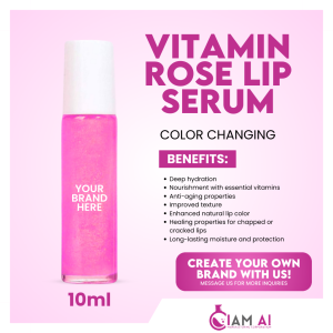 Vitamin Rose Lip Serum (Color Changing) 10ml