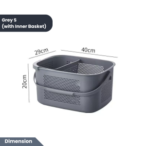 Laundry Basket 917 / Large Capacity 60L Clothes Storage Bag Shelves Kitchen Bathroom Organizer Dirty Clothes Hamper