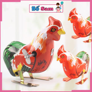 Đồ chơi cho bé gà vặn cót bằng kim loại rất bền cho Shop Bố Sam