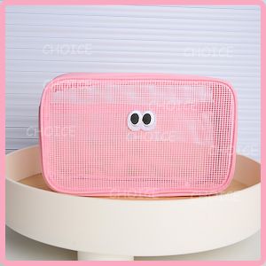 Grey Love Candy Colored Cute Eyes Multifunctional Mobile Phone Storage Bag Organizer Cable Charger Gadget [cchoice]