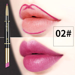 Auto-Rotating Lip Liner Red Lip Matte Hook Line Pencil Waterproof Non-Marking Matte Lipstick Pen