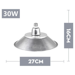 Đèn LED High Bay 220V Đèn Vòm UFO Brightex Highbay Loại Tiết Kiệm Đèn Công Nghiệp 30W 50W Đèn Nhà Kho Đèn Nhà Để Xe Sân Vườn