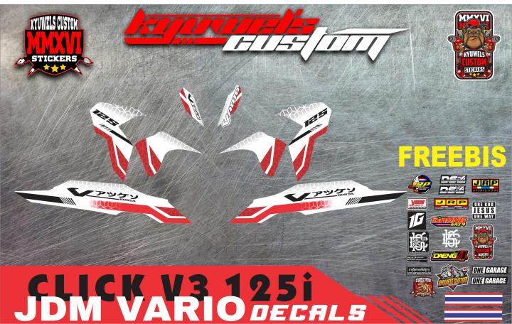 HONDA CLICK V3 JDM VARIO DECALS | Lazada PH