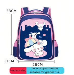 Kids Cute Graphic Design Backpack Large Capacity Girls Kinder to Elementary Primary Students School Bag