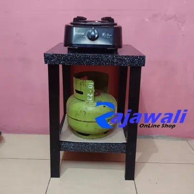 Meja Rak Kompor Gas 2 Tungku dan 1 Tungku
