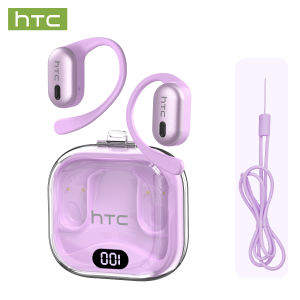 HTC NE08 tai nghe phiên dịch AI bluetooth v6.0 Dịch phụ đề thời gian thực Thiết kế móc tai Tai nghe không dây Tuổi thọ pin dài Tai mở tai