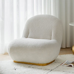 Cozy Cloud Sofa Soft Cashmere Material Chair Design Furniture White Sofas Chairs Sitting Stool