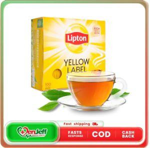Lipton Yellow Label Black Tea 100 Enveloped Tea Bags