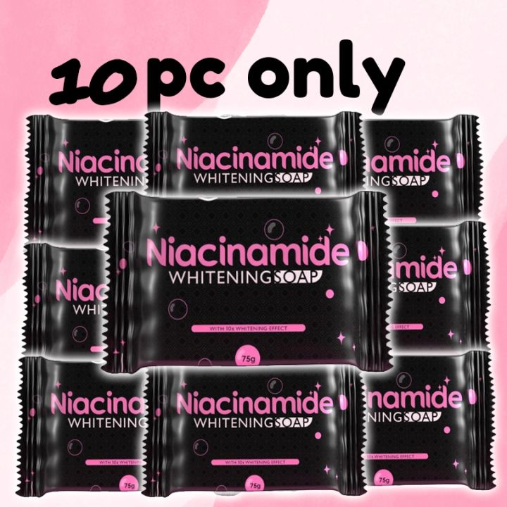 10Pcs Prestige Niacinamide Whitening Soap Acne&Oily Skin Dry Skin Dark Spot 75g