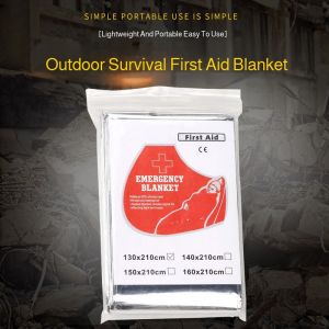 Outdoor Emergency Blanket for Camping Marathon Cold Weather Survival Gear Disposable Insulation Mat for Outdoor Enthusiasts