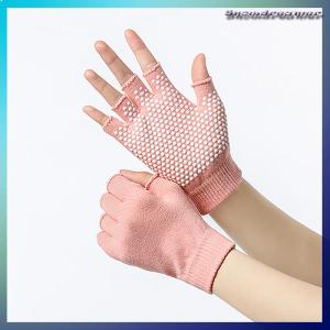 Snowdreamer Phụ Nữ Không-Trượt Găng Tay Yoga Thoáng Khí Tập Thể Dục Pilates Nửa Ngón Tay Găng Tay Thể Thao Ngoài Trời Đi Xe Đạp Câu Cá Tập Thể Dục Găng Tay Cho Phòng Tập Thể Dục