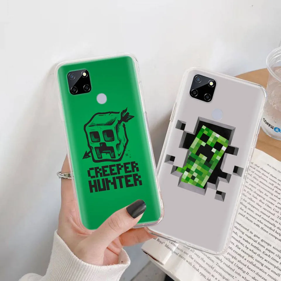 Transparent Case Casing Compatible for iPhone 5s 6 6s 12 8 11 5 13 7 SE Pro  Mini Max Plus Cover TSCL-7 Minecraft Pocket Edition | Lazada PH