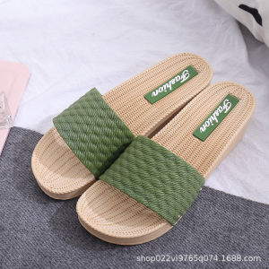 [Free Shipping] New Stylish WomenS Outdoor Shoes Featuring A Wedge Heel Thick Sole And Solid Color Design Perfect As Sandals Or Slippers
