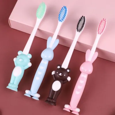 4PCS Sikat Gigi Anak Karakter Lucu Multiwarna IMPORT - 4 PCS ACAK