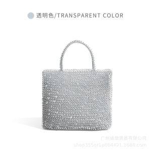 Túi dây xích phong cách mẫu mới túi thiết kế độc đáo đan thủ công đeo chéo xách tay túi hộp nhỏ hàng xuất khẩu.