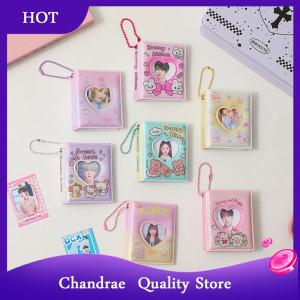 [Chandrae] Mini Photo Album PVC Transparent Name Card Holder 32 Pockets Kpop Card Binder Mini Idol Pictures Collect Book
