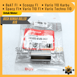 Bosh Rumah Roller KVB Bush Variator Kualitas Original Beat FI Scoopy FI Vario 110 Karbu Spacy Fi Vario 110 FI Bos Bushing Rumah Roler Beat Bosh Face Comp Movable Drive Ori AHM