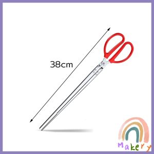 Makery【Ready in Stock】 Eel Clip Stainless Steel Sea Fishing Clip Multifunctional Long Handle Crab Tongs Garbage Clip