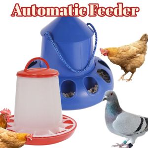 1Pc Chickens/Ducks/Goose/Pigeons Anti-Loose Troughs Automatic Feeders Quail Feeding Troughs