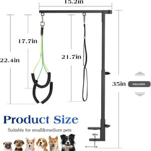 Pet Dog/Cat Grooming Stand Foldable Grooming Table Hook Stand Bath Grooming Stand Clip Pet Dog Groom
