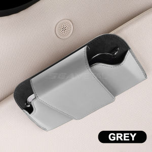 Tấm Che Nắng Xe seametal hộp đựng kính kẹp kính râm Phụ Kiện Xe Hơi