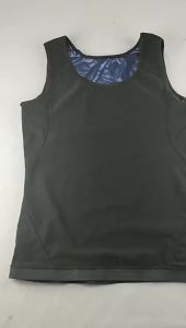 [COD]  Mens sweat-enhancing clothing mens tummy control fitness sweat vest running sportswear tummy control yoga wear shaping