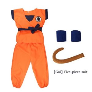 Anime Dragon Ball Z Costume For Kids Boy Son Goku Cosplay Halloween Carnival Party Birthday Costume Terno For Kid Boy