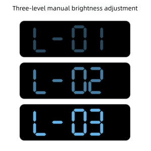 DYJKOUG Adjustable Brightness Large Digital Wall Clock 12/24Hr Format Time Dual Control Table Clock Multifunctional Hanging/Stand LED Electronic Clock For Living Room